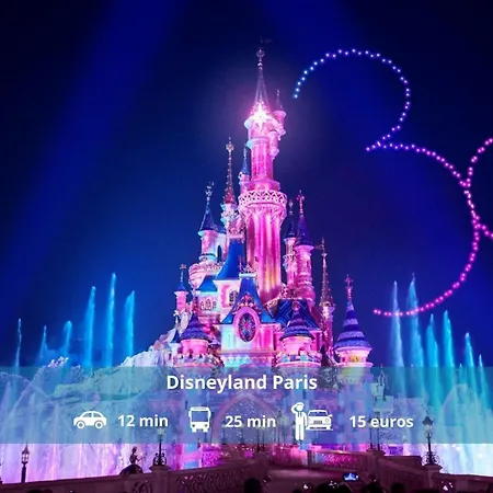 Villa La Bora, 14 Pers, 10 Min Disneyland Paris Saint-Germain-sur-Morin
